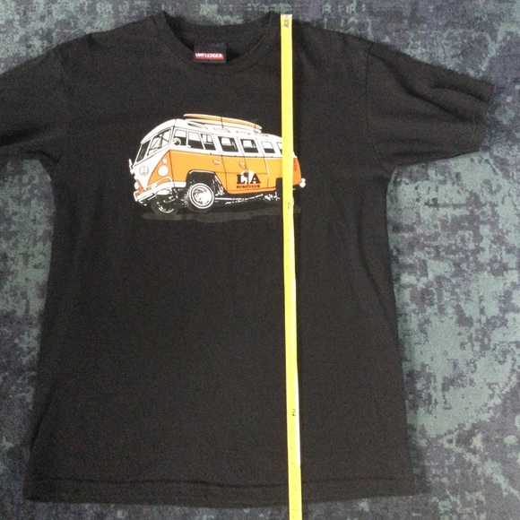 Unfledged Large Volkswagen Bus Van Cotton T-shirt - Picture 7 of 9